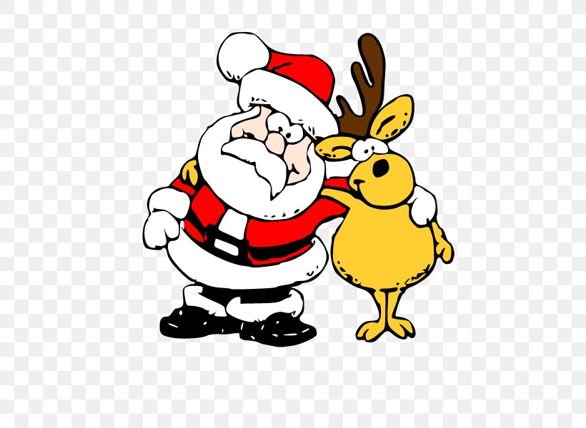 Santa Claus Christmas Reindeer Clip Art, PNG, 600x600px, Santa Claus, Animation, Art, Artwork, Beak Download Free