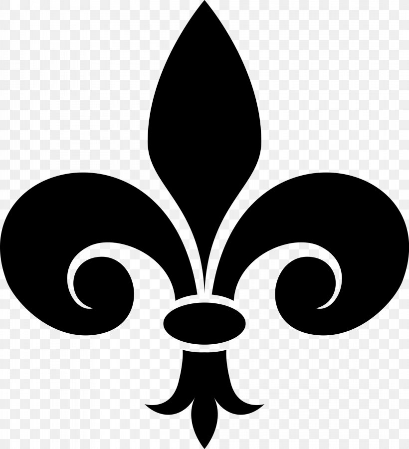 Fleur-de-lis Clip Art, PNG, 2185x2400px, Fleurdelis, Black And White, Drawing, Flower, Leaf Download Free