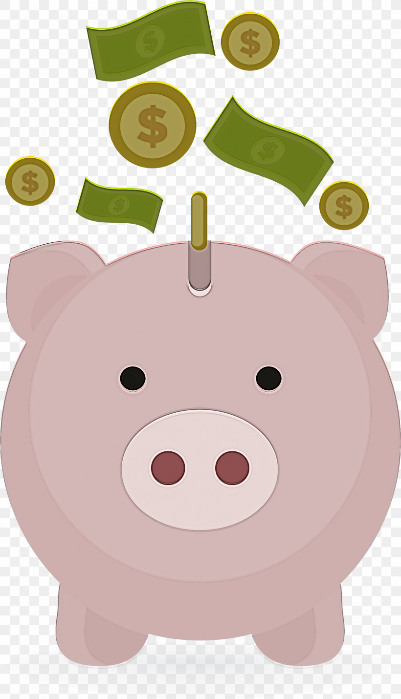 Piggy Bank, PNG, 1718x3000px, Cartoon, Livestock, Piggy Bank, Saving, Smile Download Free