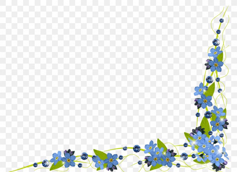 Scorpion Grasses Flowering Plant Clip Art, PNG, 1280x930px, Scorpion Grasses, Area, Blue, Border, Branch Download Free