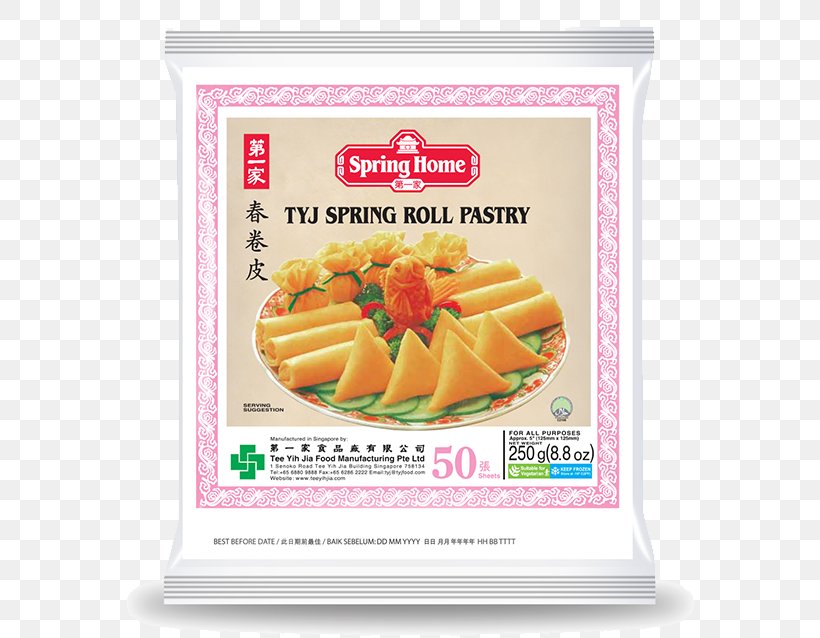 Spring Roll Tee Yih Jia Spring Home Pastry Bakery, PNG, 624x638px, Spring Roll, Bakery, Convenience Food, Cuisine, Delivery Download Free
