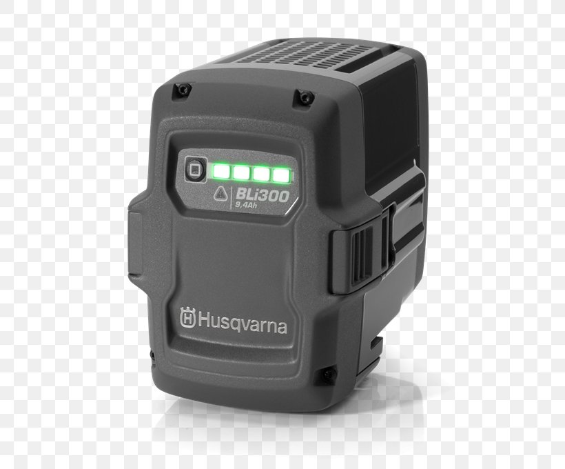 Battery Charger Lithium-ion Battery Electric Battery Husqvarna Group Lawn Mowers, PNG, 551x680px, Battery Charger, Adapter, Ampere Hour, Battery Electric Vehicle, Electric Battery Download Free