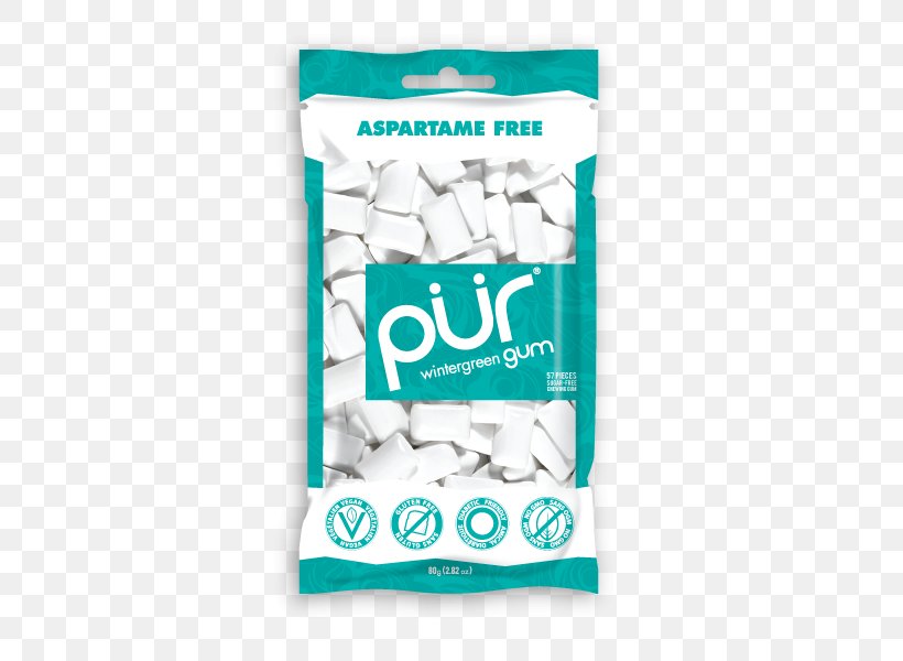 Chewing Gum PÜR Gum Peppermint Aspartame Sugar Substitute, PNG, 600x600px, Chewing Gum, Aspartame, Brand, Flavor, Food Download Free
