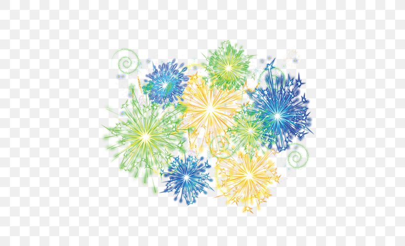 Fireworks Pyrotechnics, PNG, 500x500px, Fireworks, Animation, Blue, Flower, New Year Download Free