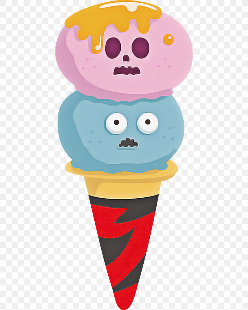 Ice Cream Halloween Halloween Ice Cream, PNG, 456x1024px, Ice Cream Halloween, Cartoon, Cone, Dairy, Dessert Download Free