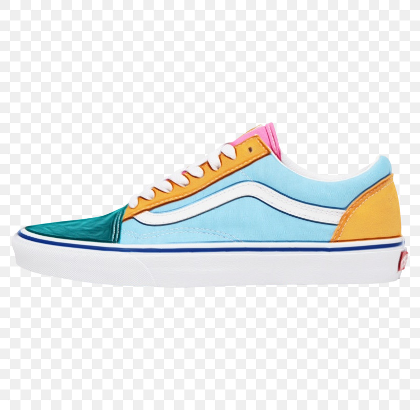 Shoe Sports Shoes Skate Shoe Yellow Aqua, PNG, 800x800px, Watercolor, Aqua, Basketball, Basketball Shoe, Crosstraining Download Free