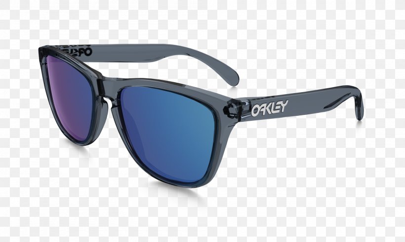 Oakley, Inc. Sunglasses Oakley Frogskins Ray-Ban Blue, PNG, 2000x1200px, Oakley Inc, Aviator Sunglasses, Azure, Blue, Brand Download Free