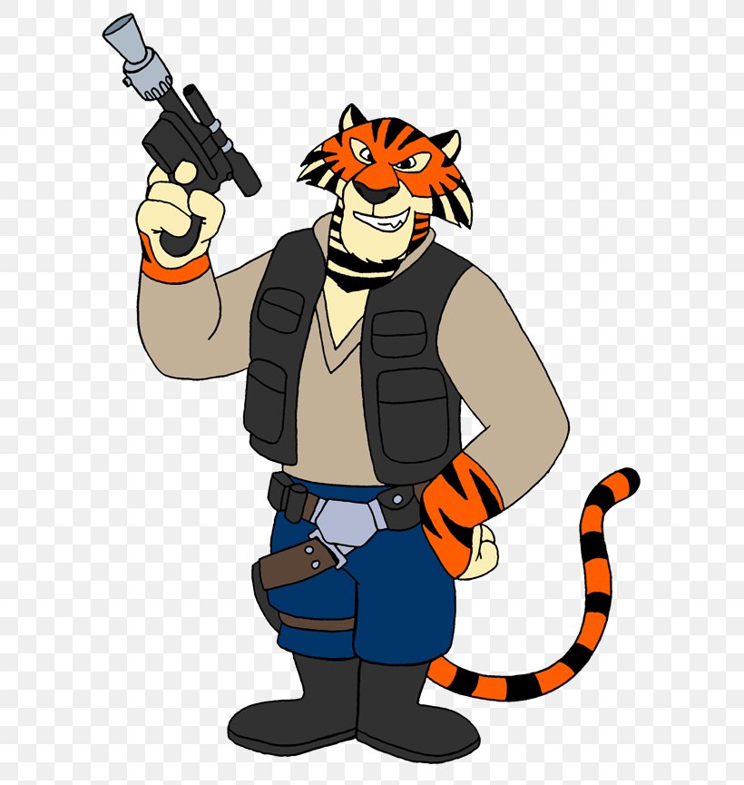 Tiger Double-barreled Shotgun Lion Firearm, PNG, 632x865px, Tiger, Animated Film, Art, Cartoon, Doublebarreled Shotgun Download Free