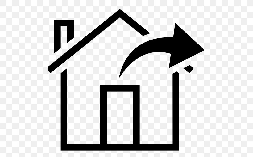 House Real Estate Building Clip Art, PNG, 512x512px, House, Area, Black, Black And White, Brand Download Free
