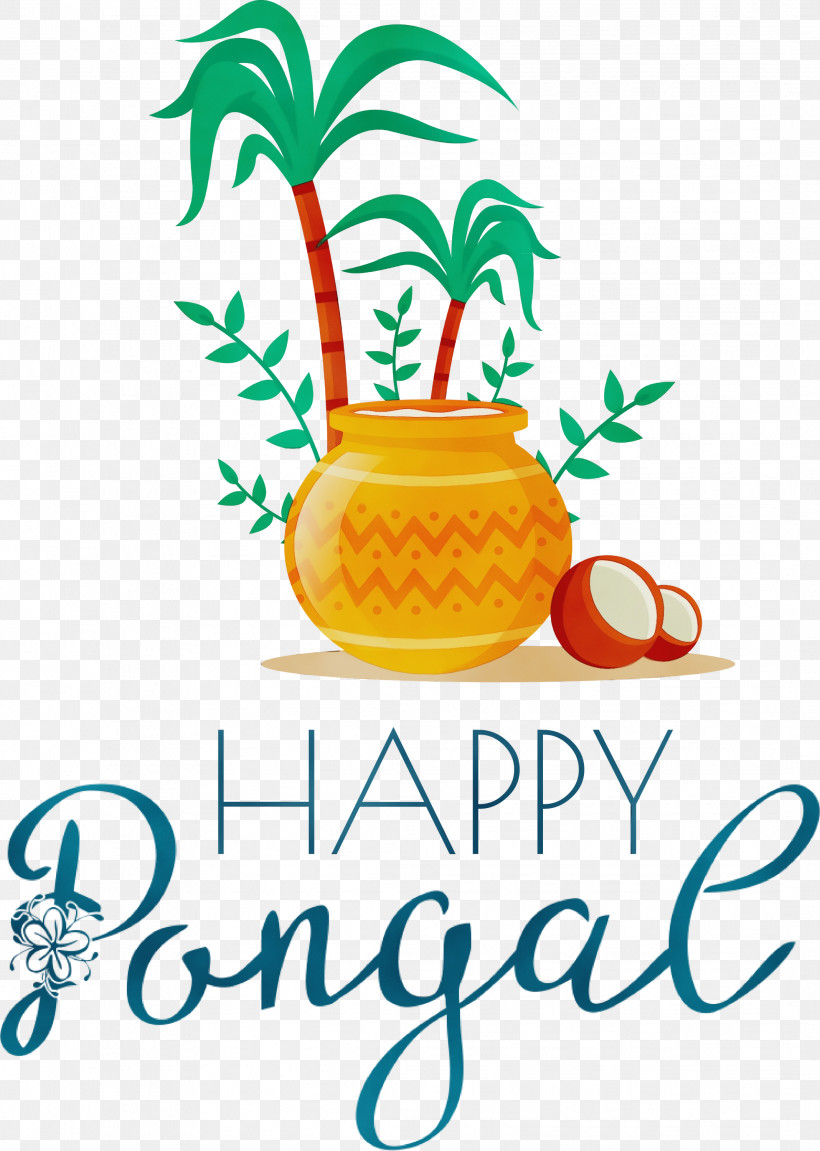 Festival, PNG, 2137x3000px, Pongal, Festival, Happy Pongal, Paint, Watercolor Download Free