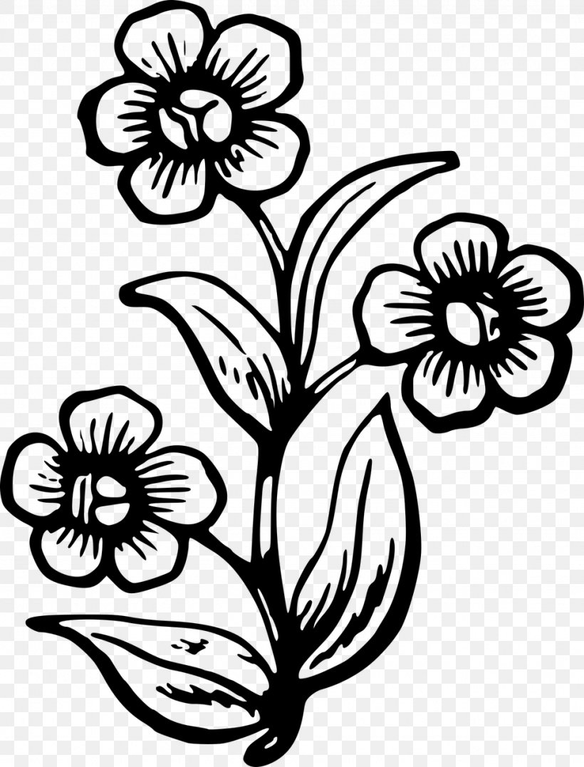 Flower Drawing The Head And Hands Stencil, PNG, 974x1280px, Flower, Art, Artwork, Black And White, Cut Flowers Download Free