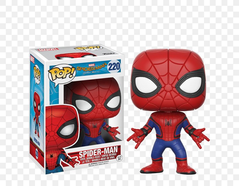 Spider-Man Funko Action & Toy Figures Bobblehead, PNG, 640x640px, Spiderman, Action Figure, Action Toy Figures, Avengers Infinity War, Bobblehead Download Free