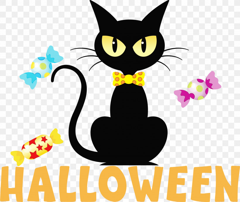 American Wirehair Aegean Cat Japanese Bobtail Kitten Black Cat, PNG, 3000x2531px, Happy Halloween, Aegean Cat, American Wirehair, Black Cat, British Shorthair Download Free