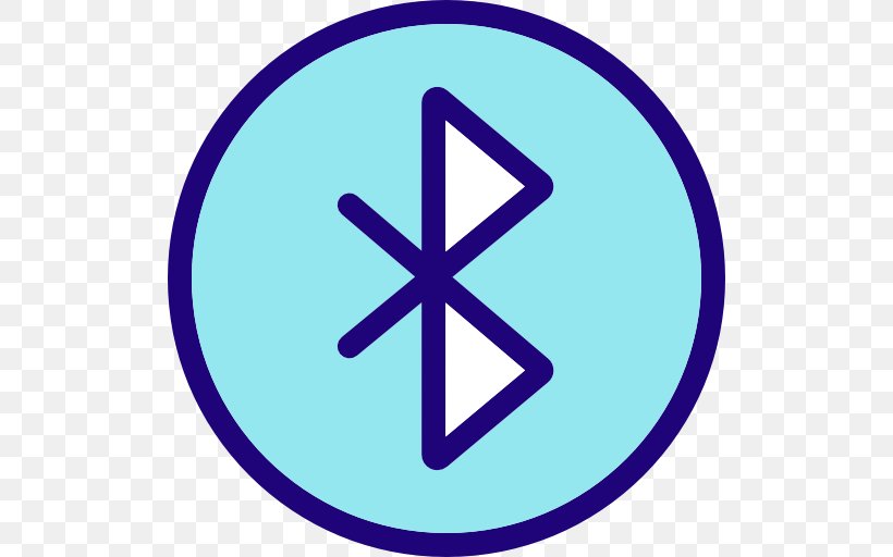 Symbol Bluetooth IPhone Vector Graphics, PNG, 512x512px, Symbol, Area, Bluetooth, Crescent, Electric Blue Download Free