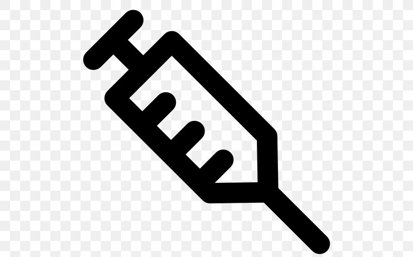 Syringe Injection Clip Art, PNG, 512x512px, Syringe, Black And White, Brand, Injection, Logo Download Free