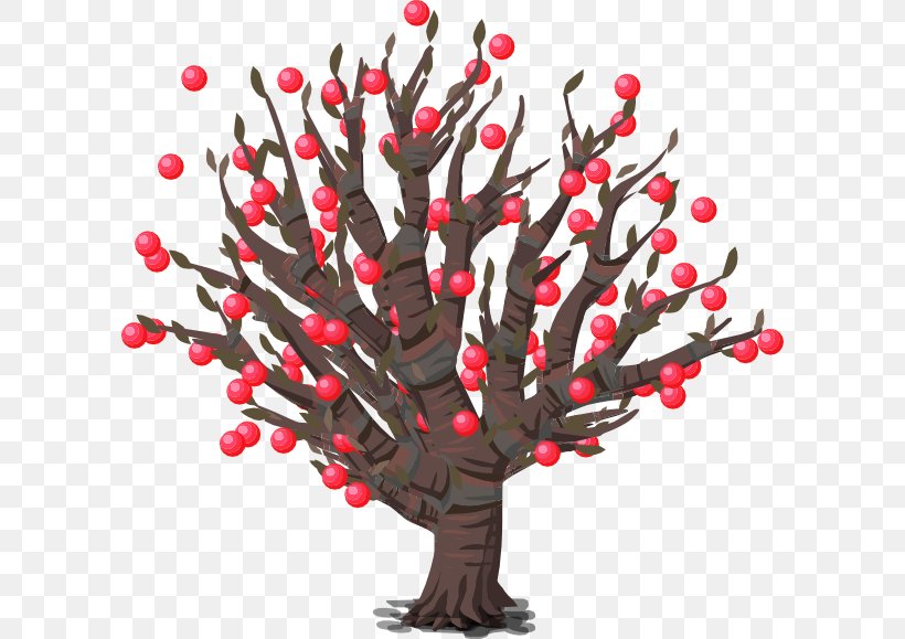 Fruit Tree Branch Vector Graphics, PNG, 600x579px, Fruit Tree, Apple, Blossom, Branch, Cherries Download Free