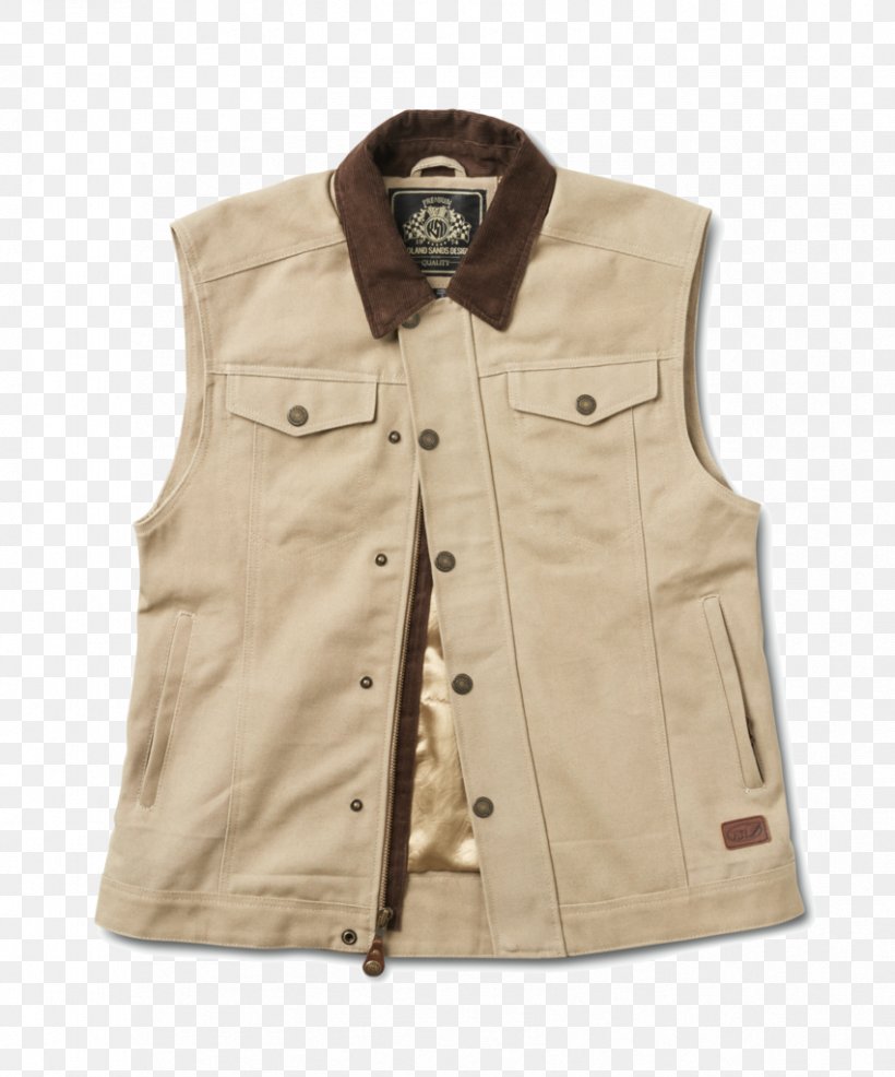 Gilets Sleeve Jacket Textile Clothing, PNG, 851x1024px, Gilets, Beige, Button, Clothing, Clothing Accessories Download Free