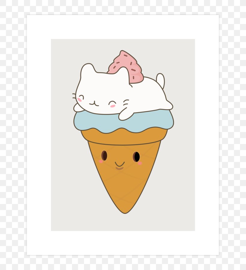 Ice Cream Cones Dessert Clip Art, PNG, 740x900px, Watercolor, Cartoon, Flower, Frame, Heart Download Free