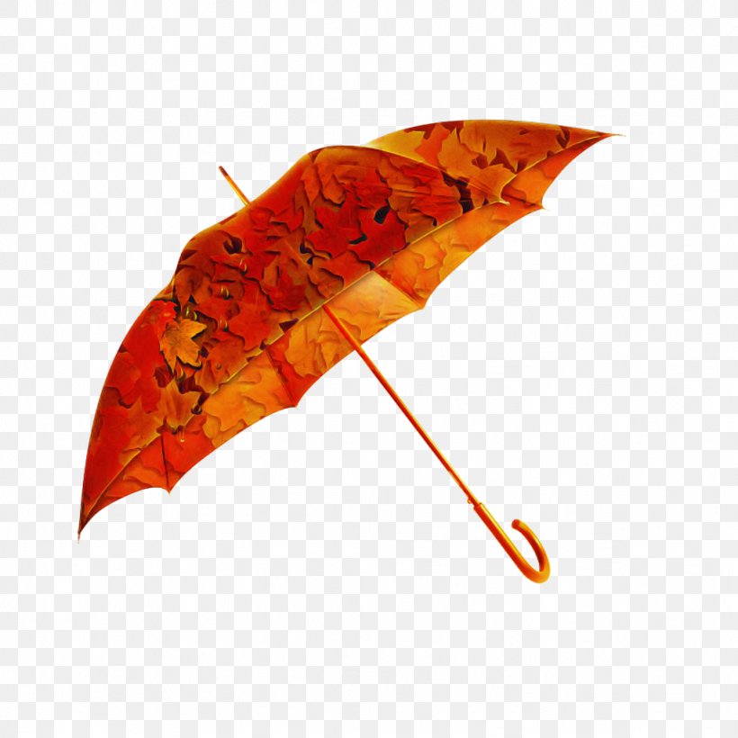 Orange, PNG, 1024x1024px, Umbrella, Fashion Accessory, Leaf, Orange Download Free