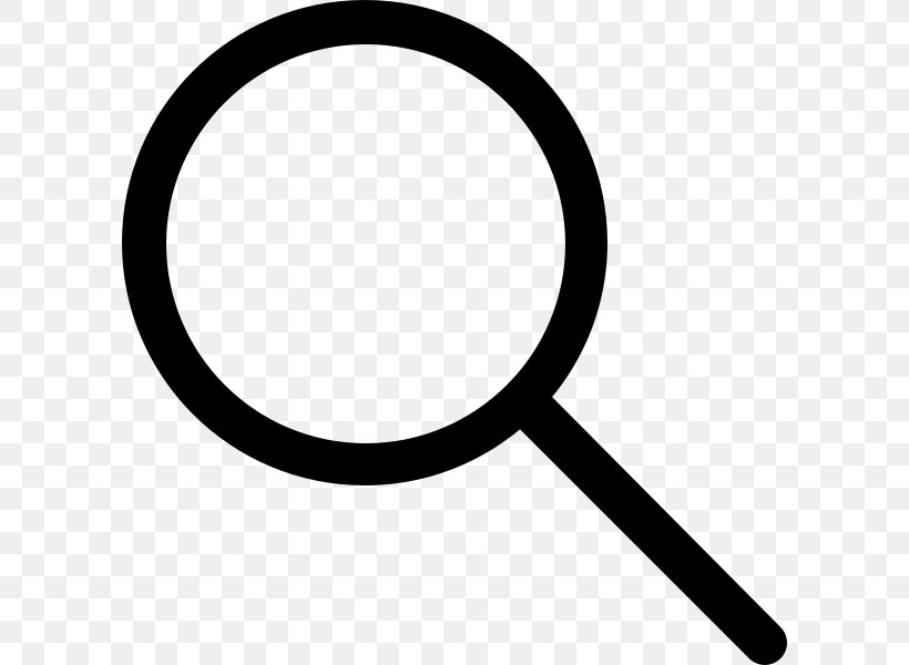 Magnifying Glass Lens Detective Clip Art, PNG, 600x600px, Magnifying Glass, Area, Black And White, Button, Computer Software Download Free