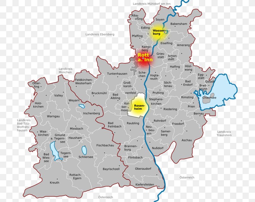 Miesbach Rotter Forst-Süd Halfing Rosenheim Wasserburg Am Inn, PNG, 709x650px, Miesbach, Area, Atlas, Bavaria, Districts Of Germany Download Free