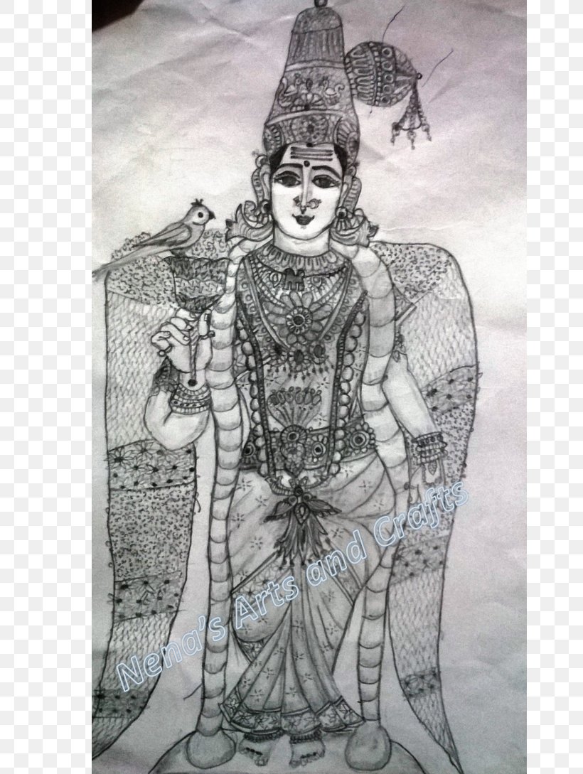 Drawing Meenakshi Painting Sketch, PNG, 762x1089px, Drawing, Art, Artwork, Black And White, Costume Design Download Free