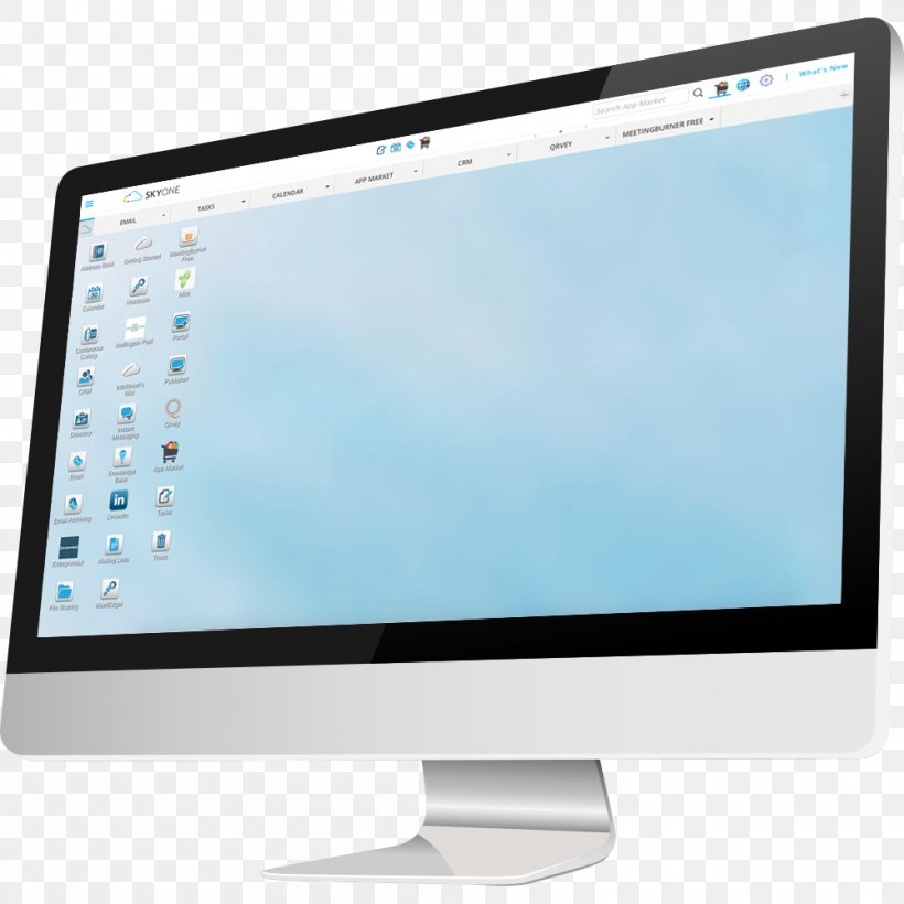 Computer Monitors SkyOne Federal Credit Union Application Software Web Application Mobile App, PNG, 1000x1000px, Computer Monitors, Brand, Business, Computer, Computer Monitor Download Free