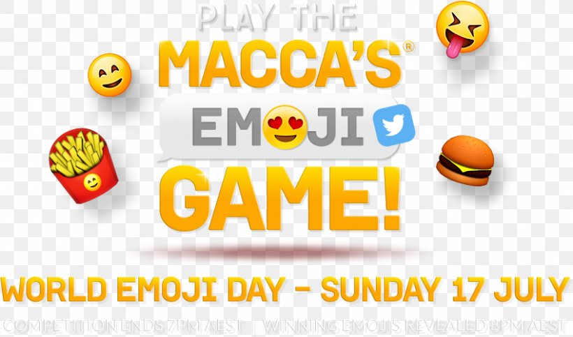 McDonald's Australia Emoji Emoticon, PNG, 849x501px, Australia, Area, Brand, Emoji, Emoticon Download Free