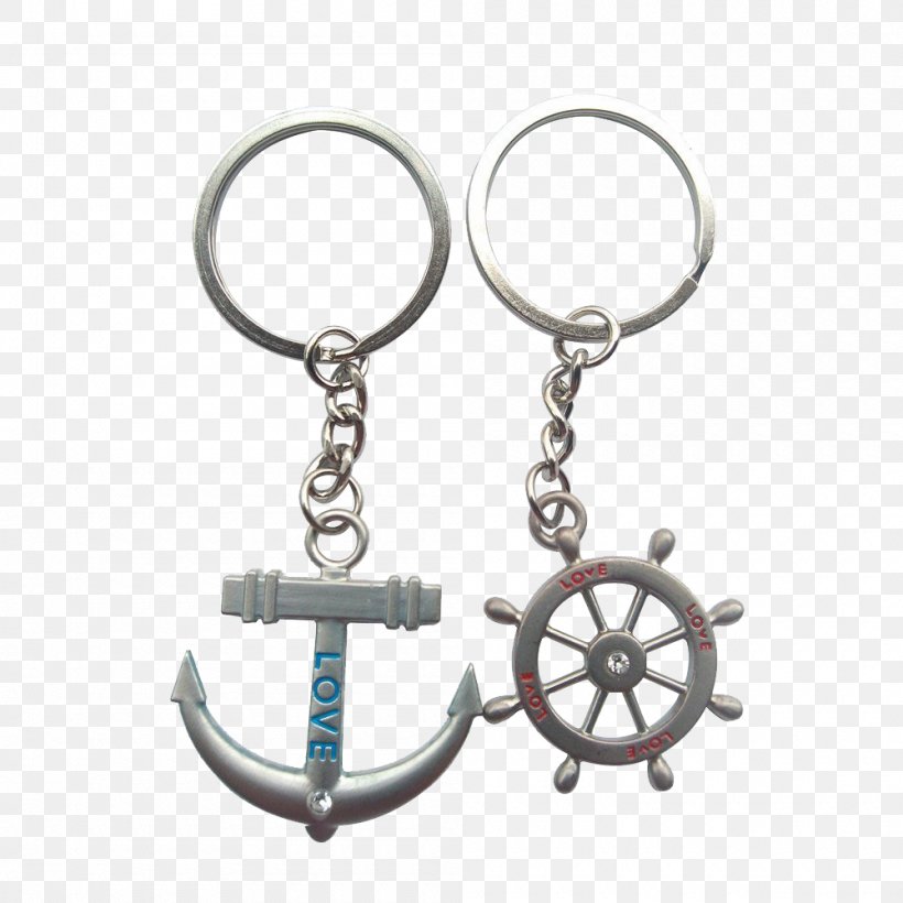 Key Chains Helmsman Boat Ship's Wheel, PNG, 1000x1000px, Key Chains, Anchor, Boat, Body Jewelry, Chain Download Free