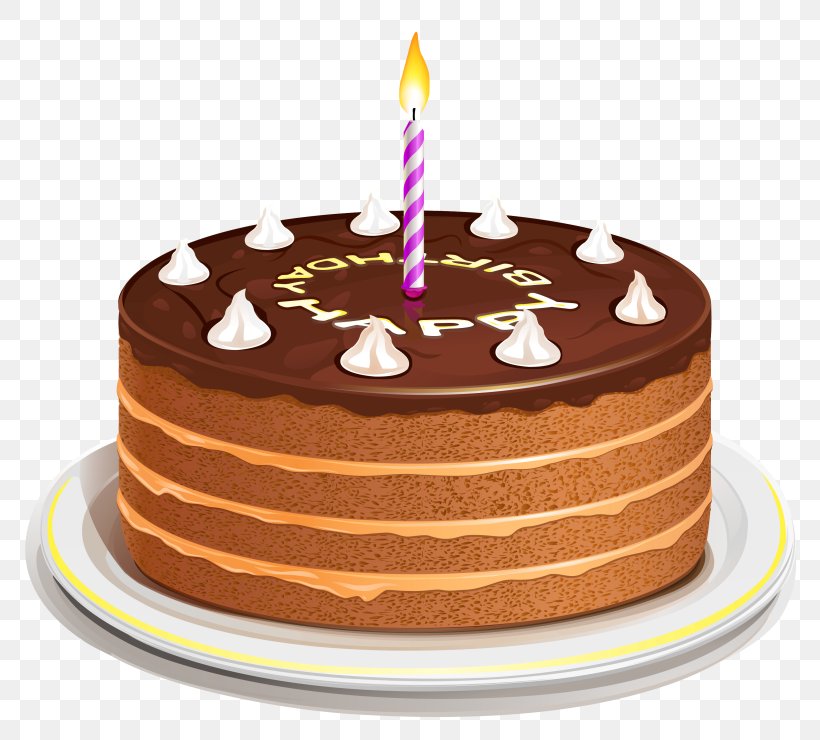 Birthday Cake Chocolate Cake Cupcake Clip Art, PNG, 800x740px, Birthday Cake, Baked Goods, Birthday, Buttercream, Cake Download Free