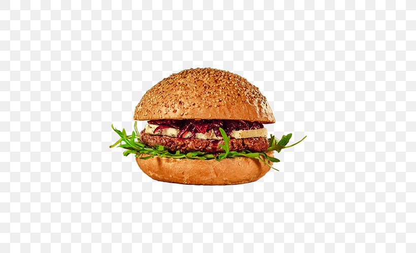 Cheeseburger Buffalo Burger Hamburger Veggie Burger Fast Food, PNG, 500x500px, Cheeseburger, American Food, Breakfast Sandwich, Buffalo Burger, Bun Download Free