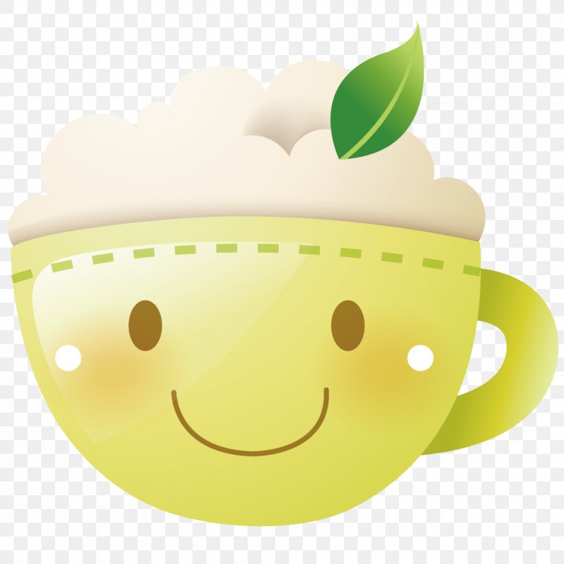Coffee Cup Mug Smile, PNG, 1000x1000px, Coffee, Cafxe9 Con Leche, Cartoon, Coffee Cup, Cup Download Free