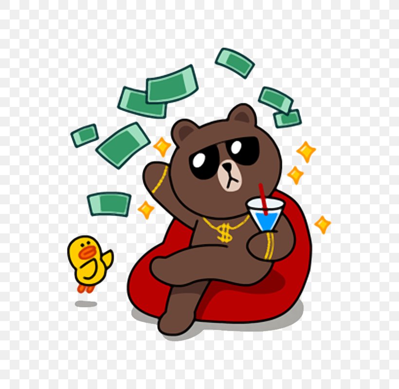 LINE Sticker Windows Phone Messaging Apps, PNG, 800x800px, Sticker, Android, App Store, Cartoon, Fictional Character Download Free