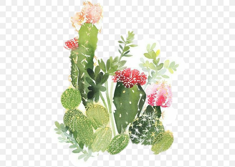 Watercolour Flowers Watercolor Painting Cactaceae Printmaking, PNG, 475x583px, Watercolour Flowers, Art, Barbary Fig, Cactaceae, Cactus Download Free