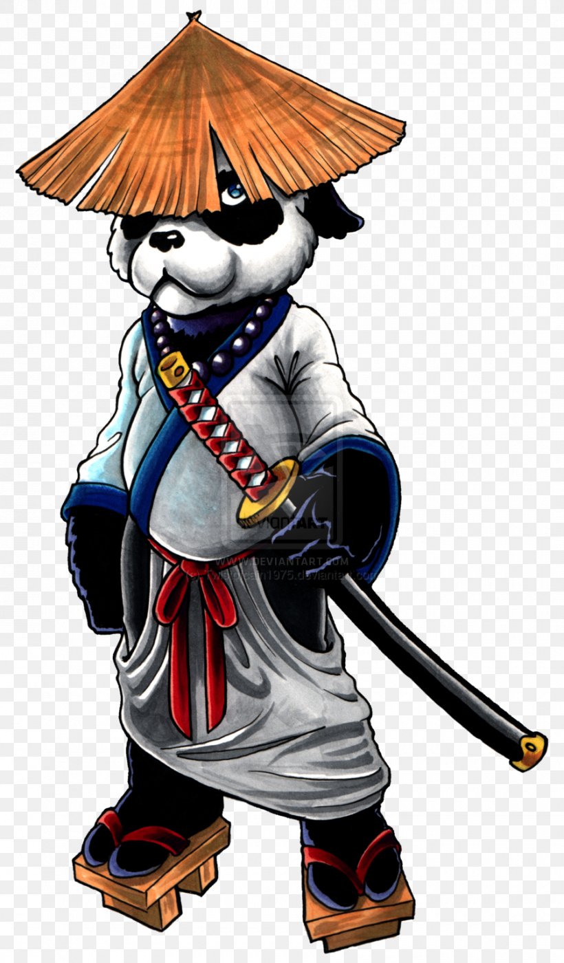 Giant Panda Samurai Pandaren Art Kung Fu Panda, PNG, 900x1537px, Giant Panda, Art, Cartoon, Deviantart, Fictional Character Download Free