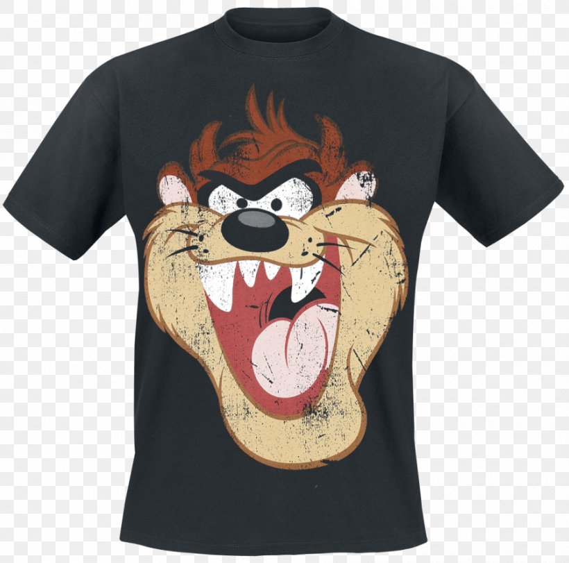 T-shirt Tasmanian Devil Sleeve Jacket, PNG, 900x891px, Watercolor, Cartoon, Flower, Frame, Heart Download Free