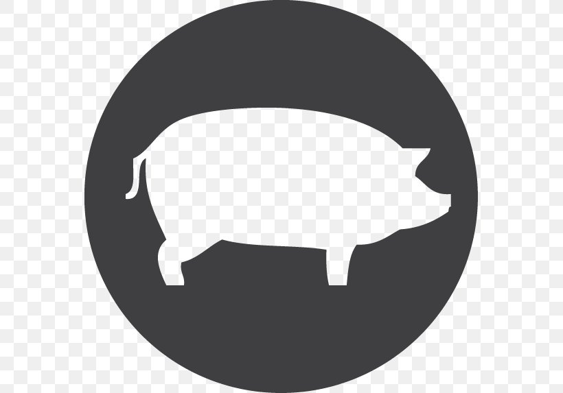 Ham, PNG, 573x573px, Ham, Black, Black And White, Food, Livestock Download Free