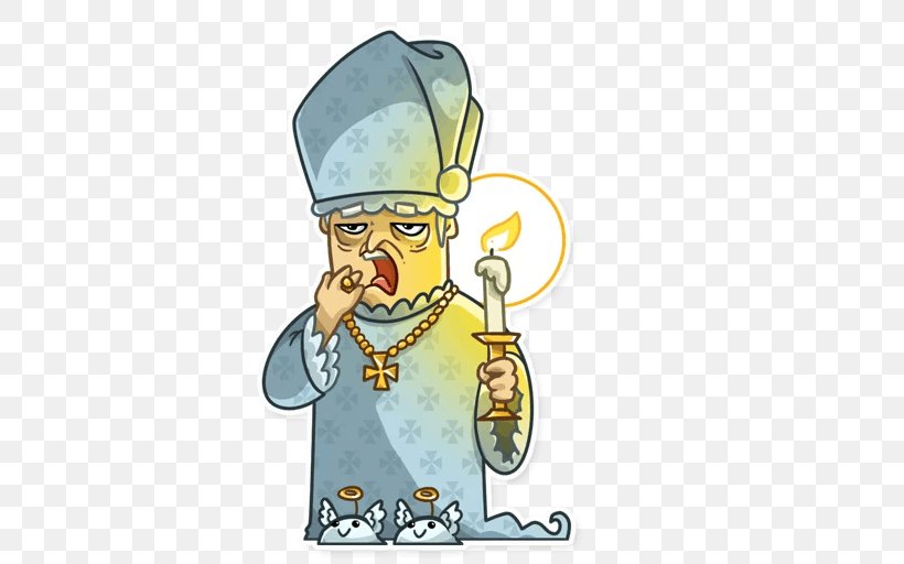 Telegram Sticker Pope Cartoon, PNG, 512x512px, Telegram, Art, Behavior, Cartoon, Character Download Free