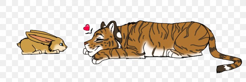 Tiger Lion Cat Rabbit Fan Art, PNG, 1216x406px, Tiger, Animal, Animal Figure, Art, Big Cats Download Free