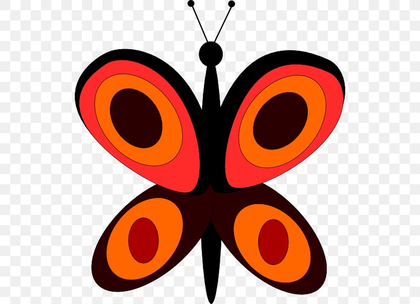 Butterfly Clip Art, PNG, 528x594px, Butterfly, Artwork, Brush Footed Butterfly, Butterflies And Moths, Favicon Download Free