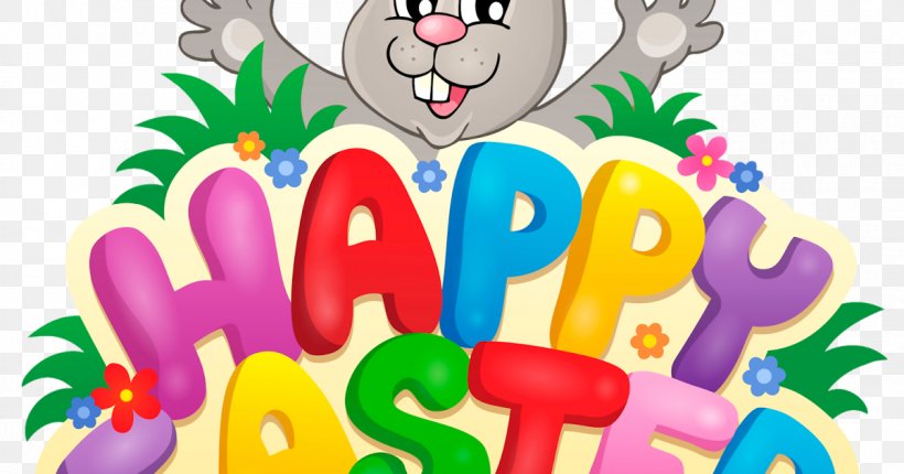 Easter Bunny Background, PNG, 1200x630px, Food, Cartoon, Easter, Easter Bunny, Flower Download Free