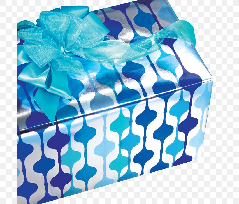 Gift Wrapping Paper Box Christmas, PNG, 700x700px, Gift Wrapping, Aqua, Azure, Bag, Blue Download Free