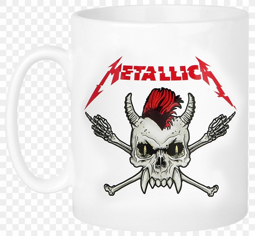 Mug Metallica Table-glass EMP Merchandising, PNG, 1200x1110px, Mug, And Justice For All, Bone, Drinkware, Emp Merchandising Download Free
