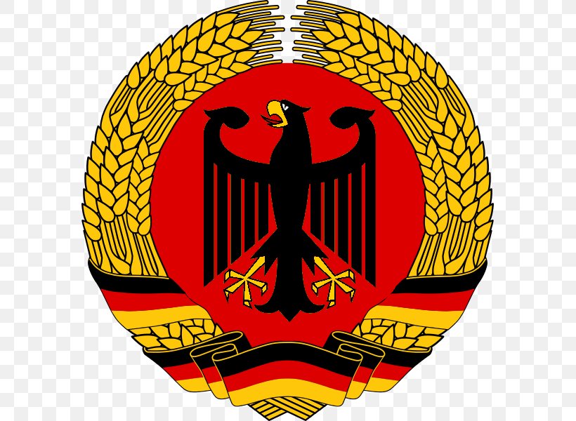 West Germany Soviet Union East Berlin Coat Of Arms Of Germany, PNG, 587x600px, Germany, Badge, Brand, Coat Of Arms, Coat Of Arms Of Germany Download Free