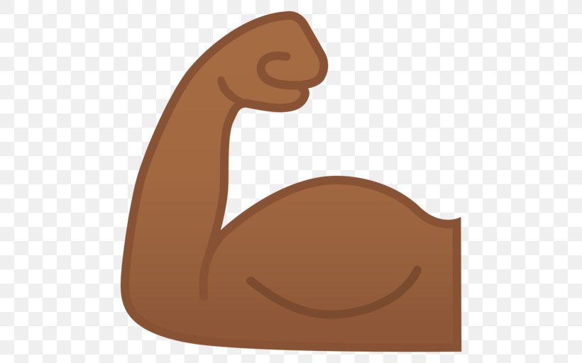Biceps Emoji Human Skin Color Muscle, PNG, 512x512px, Biceps, Arm, Brown, Dark Skin, Emoji Download Free