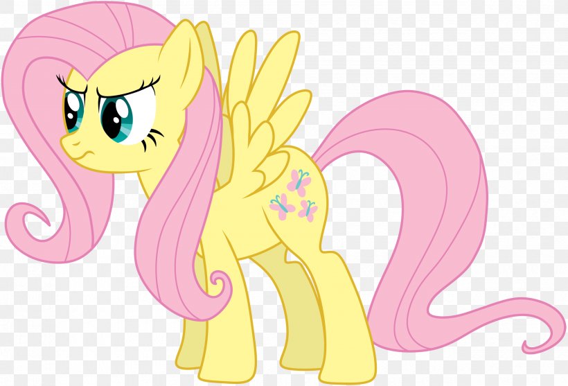 Pony Fluttershy Horse Image DeviantArt, PNG, 2500x1701px, Watercolor, Cartoon, Flower, Frame, Heart Download Free