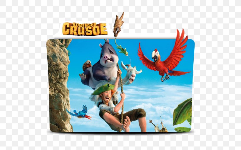 Robinson Crusoe Animation Film Comedy ANIMATED, PNG, 512x512px, 2016, Robinson Crusoe, Adventure Film, Advertising, Animated Download Free