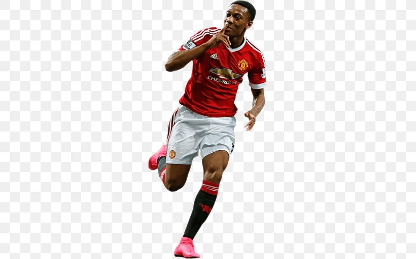 Manchester United F.C. Sports Football Player Sticker, PNG, 512x512px, Manchester United Fc, Anthony Martial, Ball, Baseball Equipment, Clothing Download Free