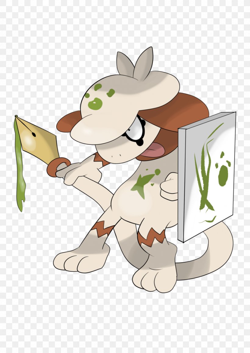 Smeargle Pokémon Sun And Moon Lickilicky Evolution, PNG, 900x1271px, Smeargle, Art, Carnivoran, Cartoon, Ditto Download Free