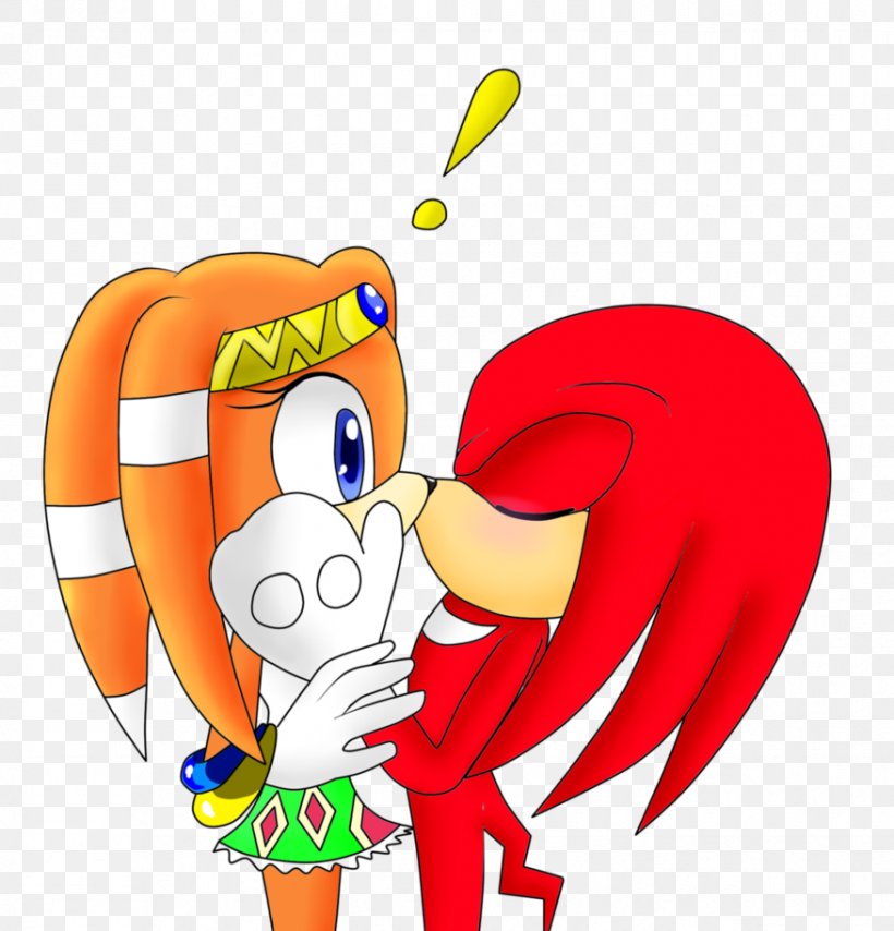 Tikal Knuckles The Echidna Sonic & Knuckles DeviantArt, PNG, 876x913px, Watercolor, Cartoon, Flower, Frame, Heart Download Free